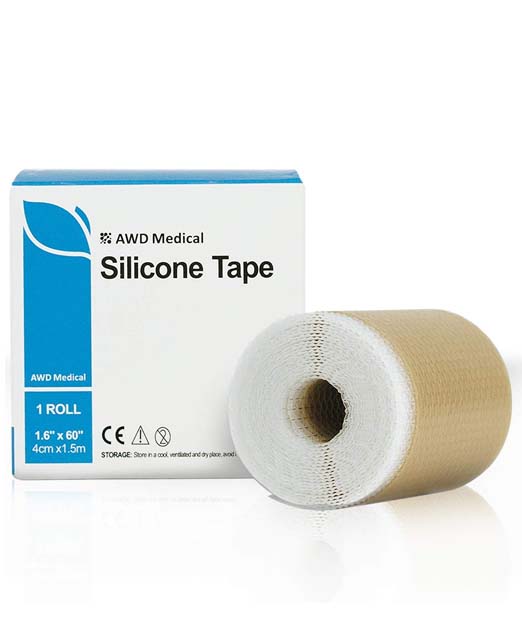 AWD Medical Cinta de gel de silicona para eliminación de cicatrices 1.8×59.8 in