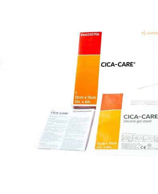Cica-Care parches de gel de silicona 12×15cm (1 unidad lavable y reutilizable)