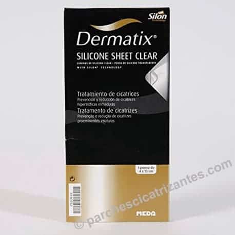 Dermatix lámina de silicona para cicatrices - parches cicatrizantes de silicona transparentes y opacos