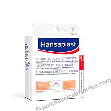 Hansaplast Parches transparentes para Cicatrices de quemaduras