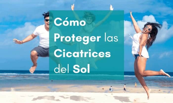 los parches cicatrizantes son ideales para proteger las cicatrices del sol