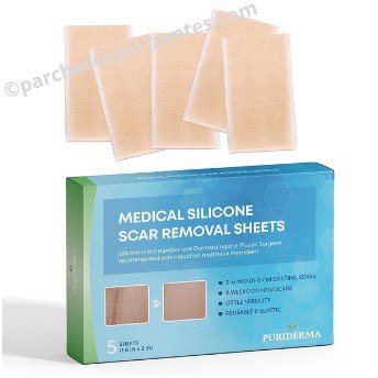 Puriderma Medical parches de eliminación de cicatrices de silicona