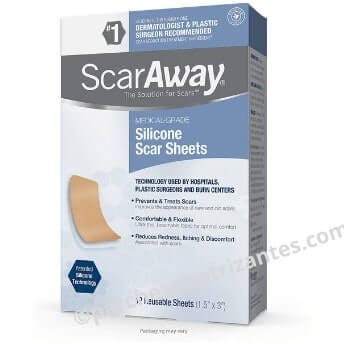 ScarAway Parches Cicatrizantes de Silicona